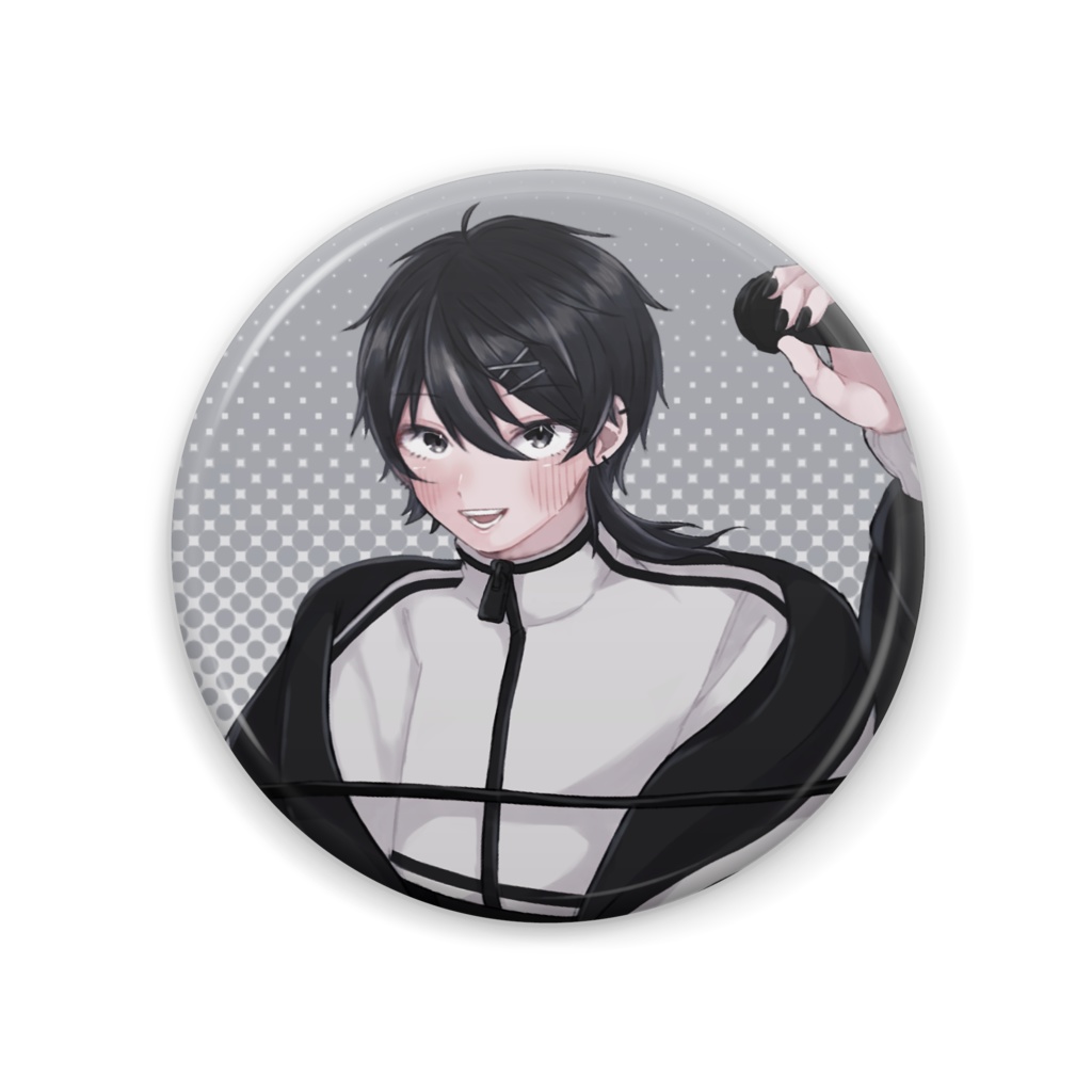 【新キービジュアル】黒銀歌流譜 缶バッジ