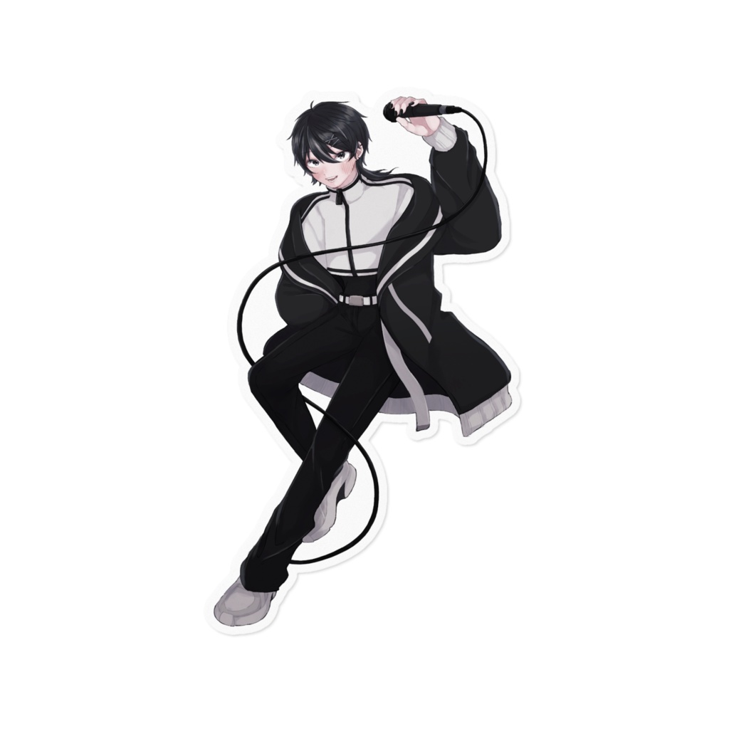 【新キービジュアル】黒銀歌流譜 ステッカー