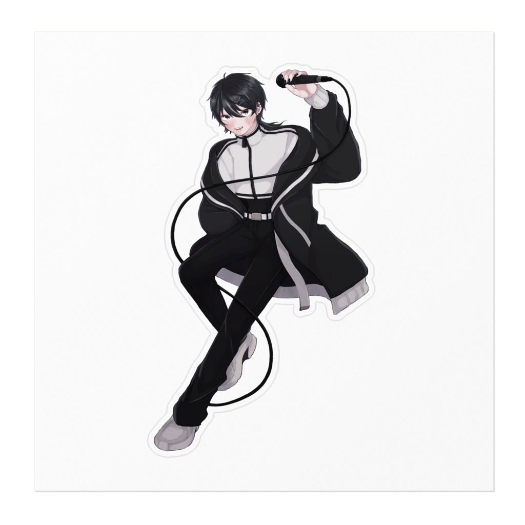 【新キービジュアル】黒銀歌流譜 ステッカー