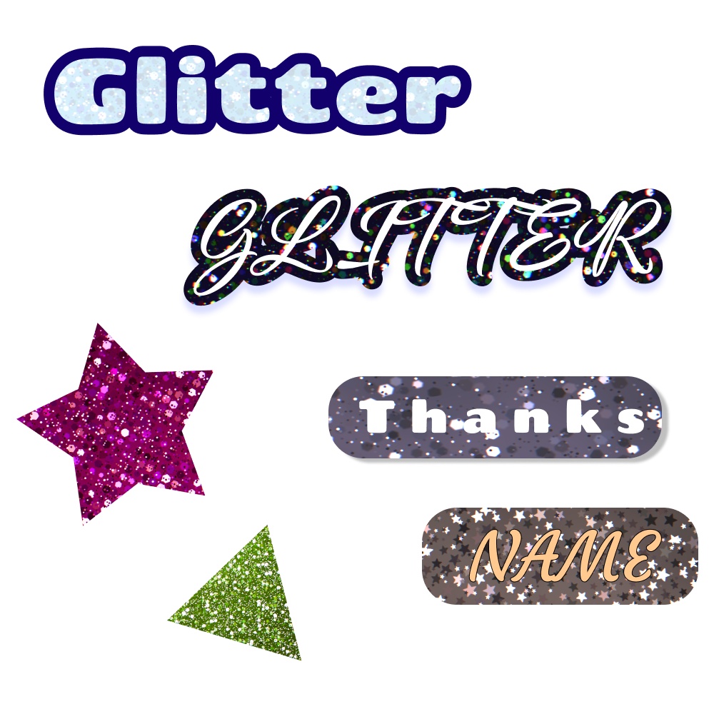 【無料版あり】Glitter Maker │ グリッター素材ジェネレーター