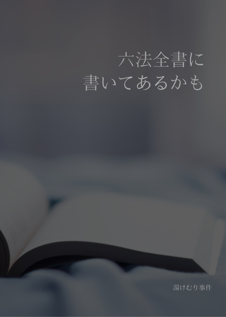 【かさみつ3】六法全書に書いてあるかも