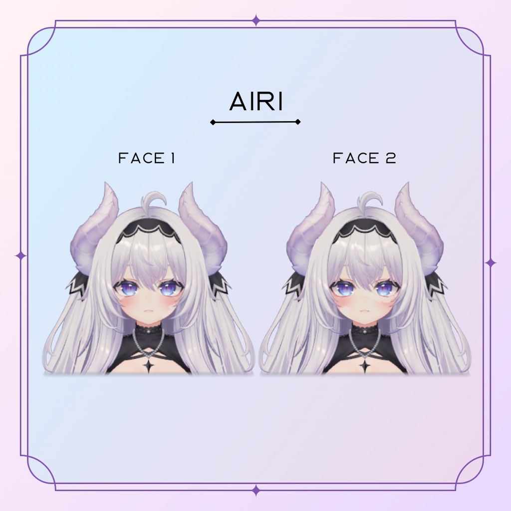 Vitiligo skin face & body - For Manuka, Airi, Selestia (2 versions set)