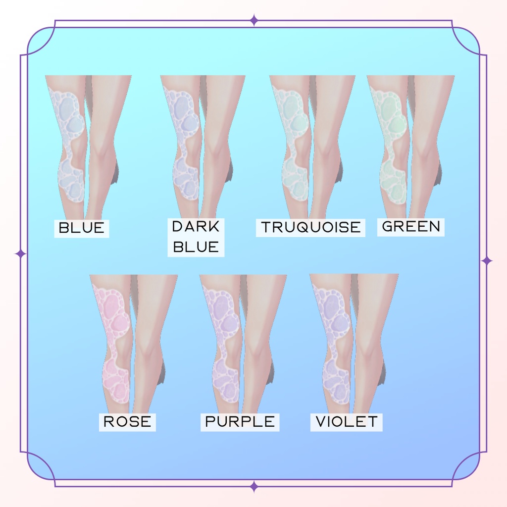 Water bite - For Shinano しなの (7 colors set)