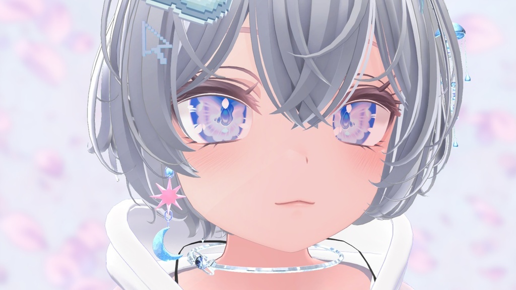 【VRChat想定】 🌙Nocturne earring🌙