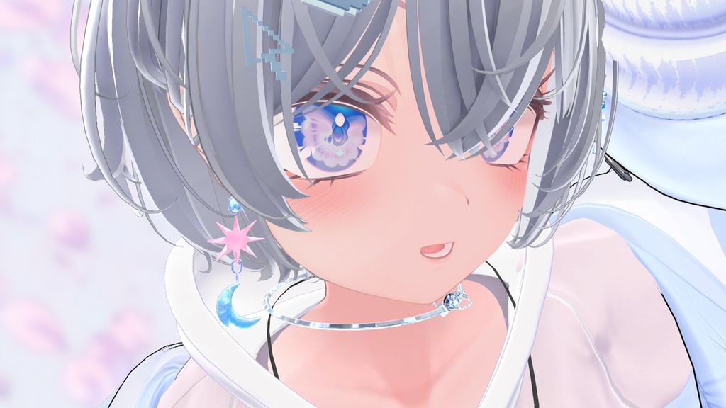 【VRChat想定】 🌙Nocturne earring🌙