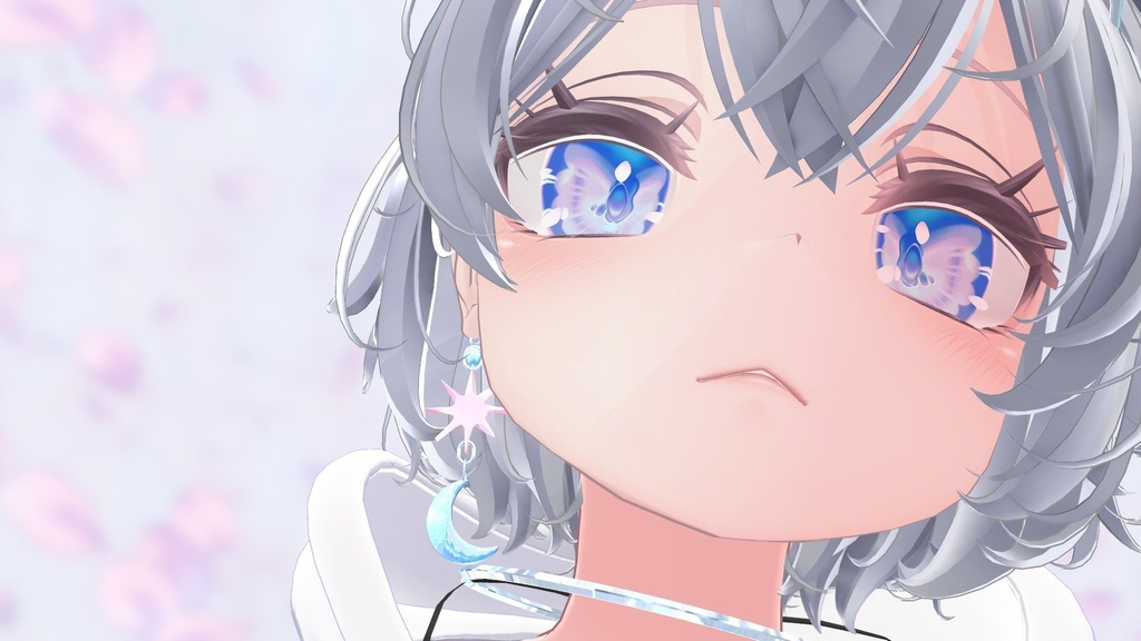 【VRChat想定】 🌙Nocturne earring🌙