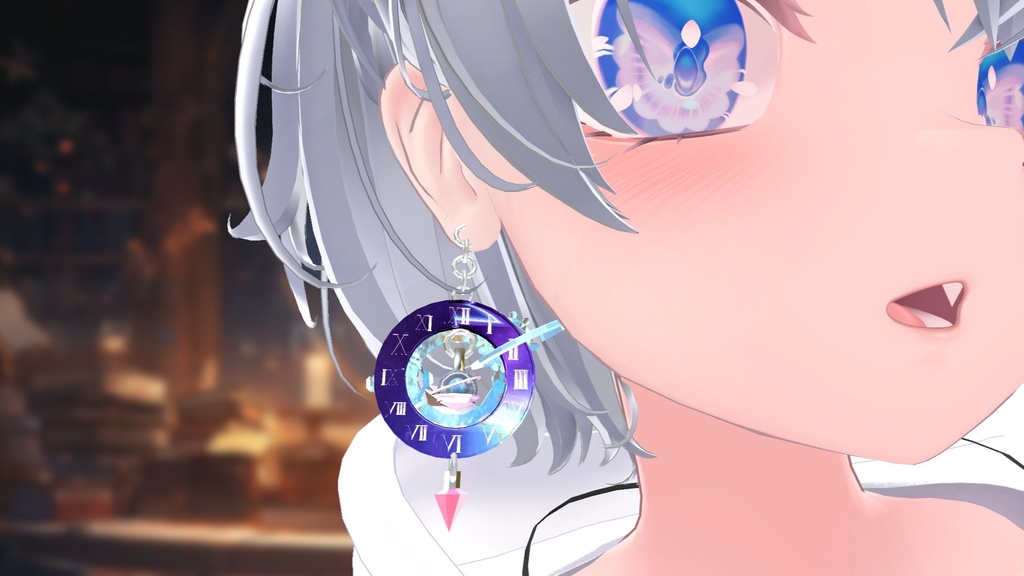 【VRChat想定】アクセサリー「☄Chrono Stella ring☄」【Phys bone】