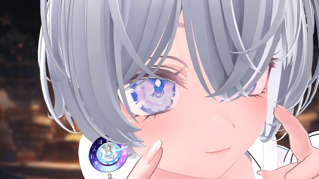 【VRChat想定】アクセサリー「☄Chrono Stella ring☄」【Phys bone】