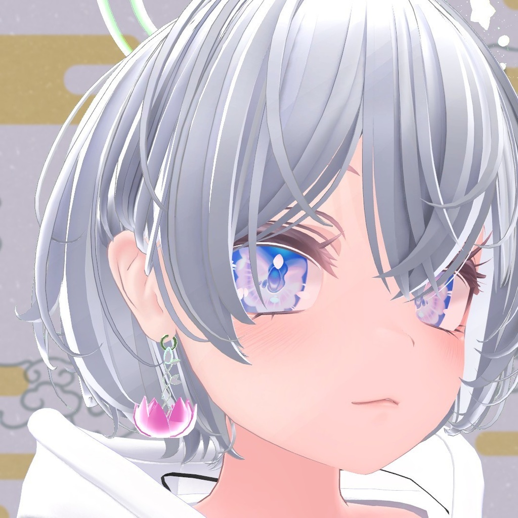 【無料配布】「🐉翠命蓮🐉」【VRChat想定】【Phys bone】