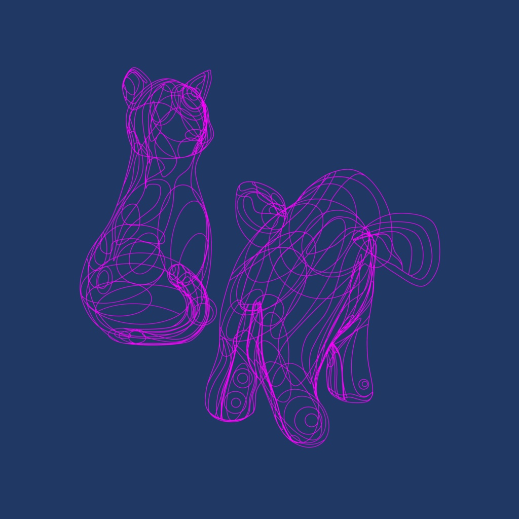 ぬいぐるみ・ネコ・ゾウのイラスト素材セット【パワポ図形作成】