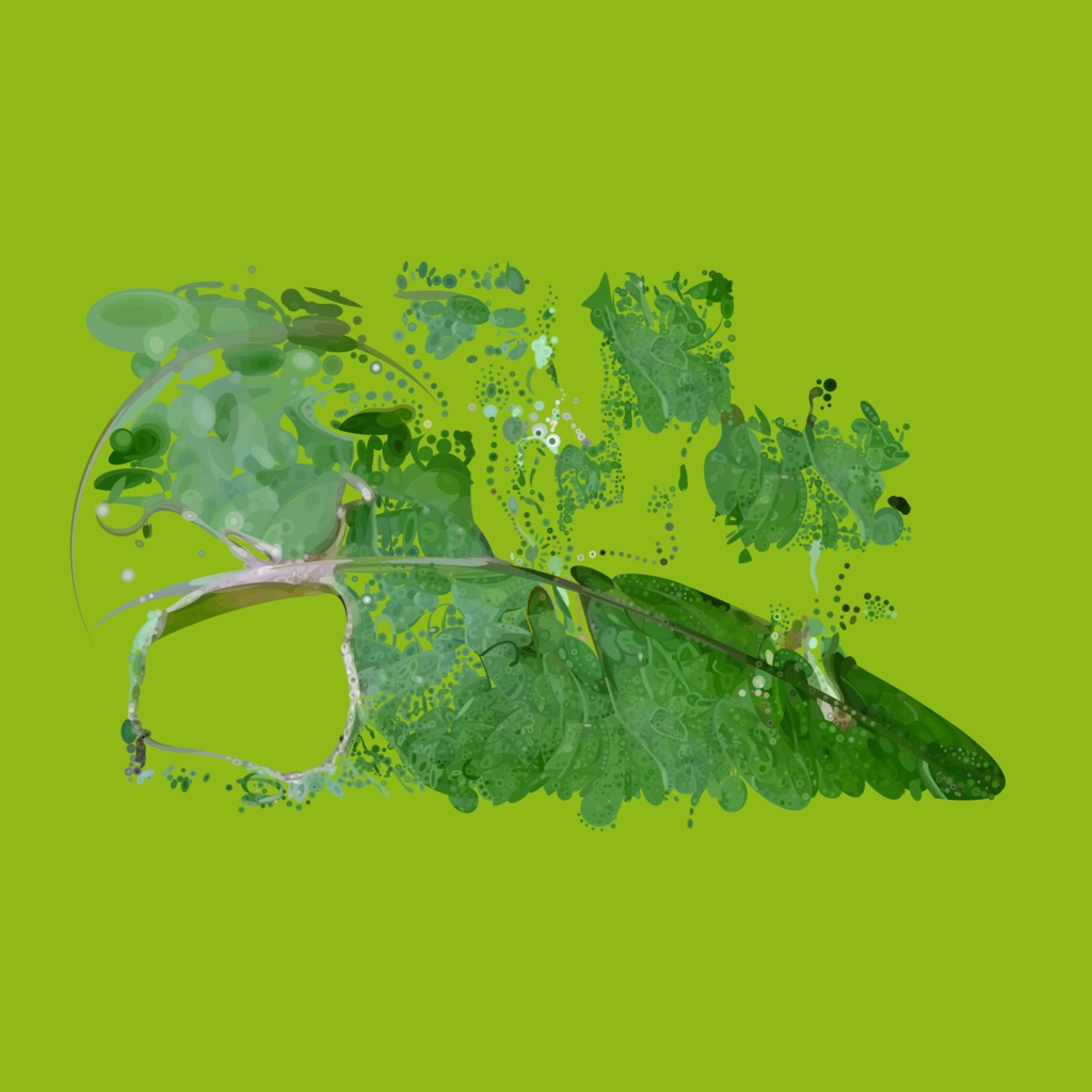 葉・葉っぱのイラスト素材セット【パワポ図形作成】