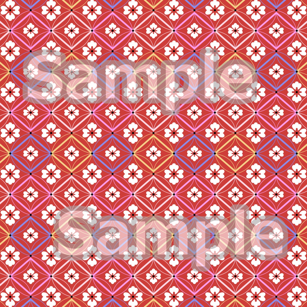 花菱紋4(psdファイル)