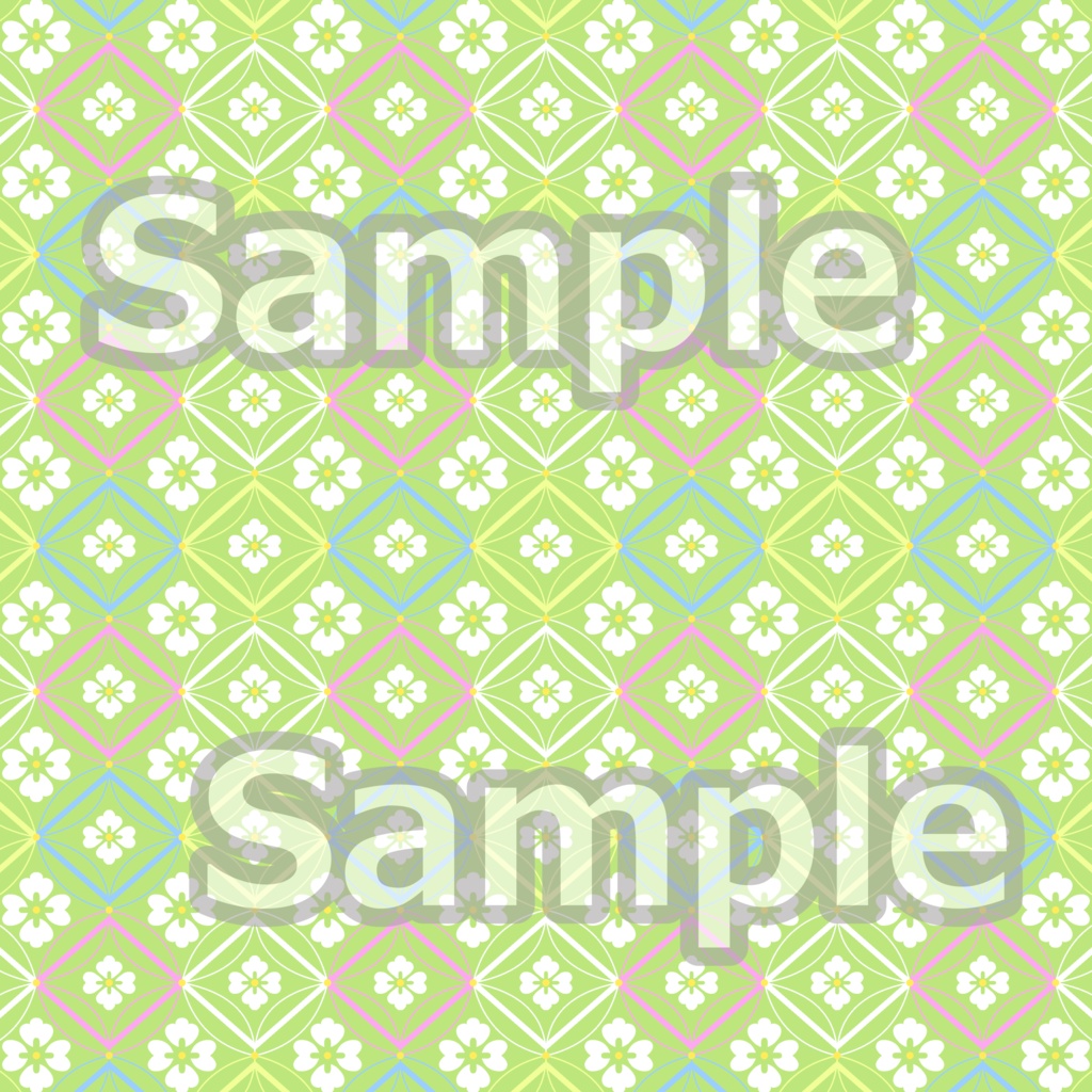 花菱紋4(psdファイル)