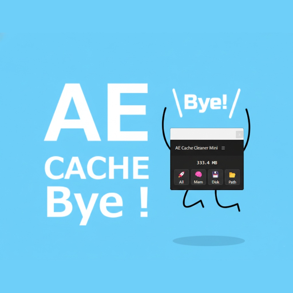 AfterEffectsキャッシュ消すツール