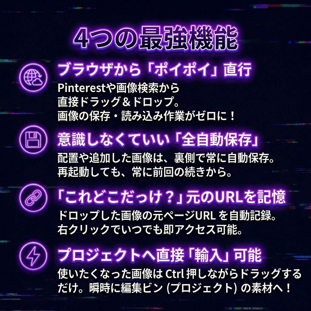 Premiere & AE専用 参考画像表示ツール Ref Board