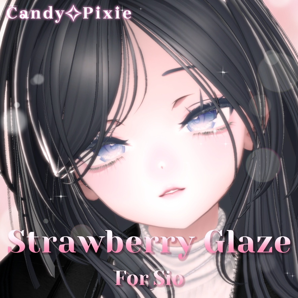 【Sio対応メイクテクスチャ】Flavor No.01:Strawberry Glaze