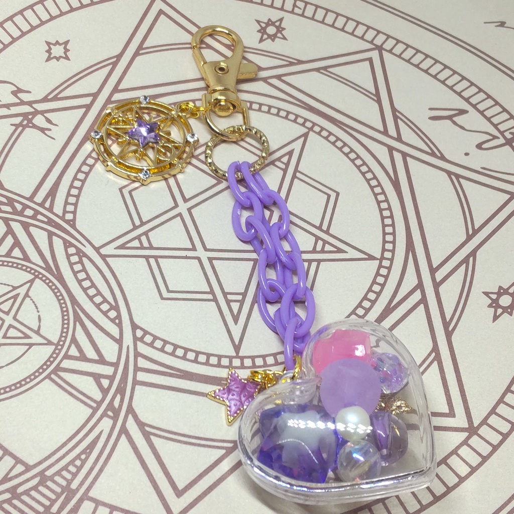 シャカシャカチャーム　紫