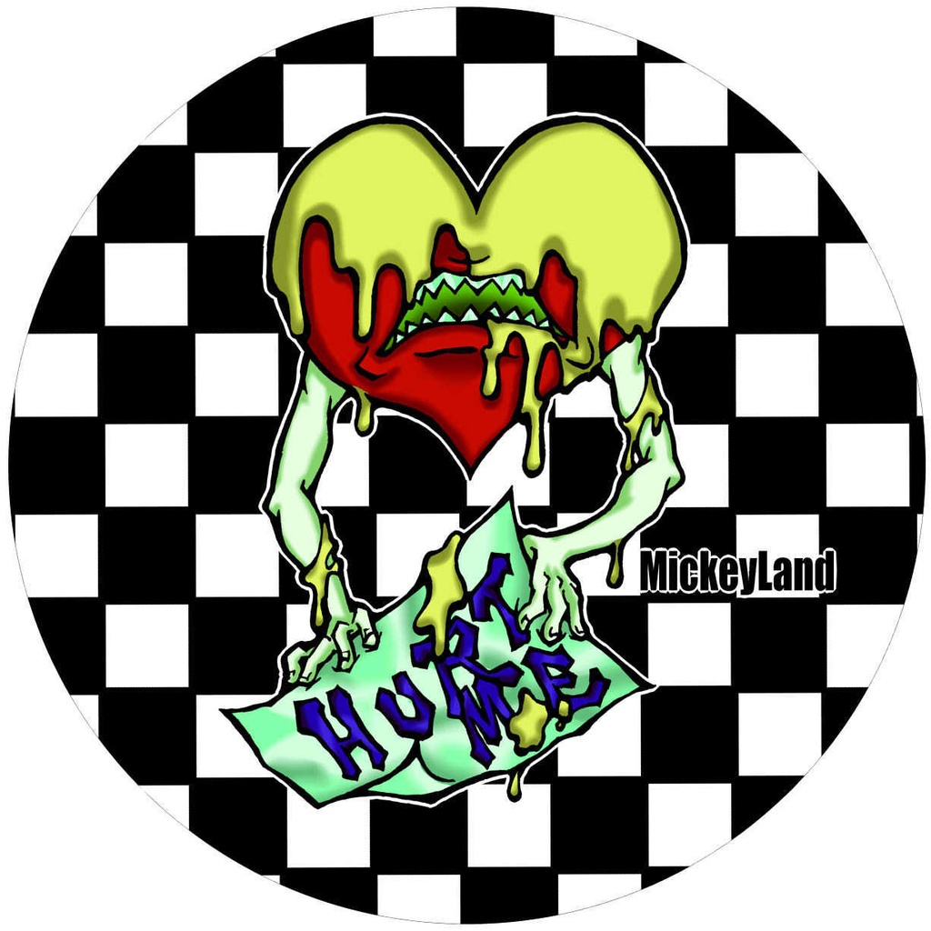 BIG缶バッヂ【HEART MONSTER】