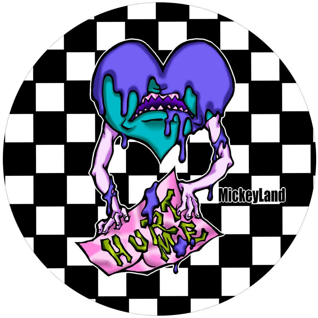 BIG缶バッヂ【HEART MONSTER】