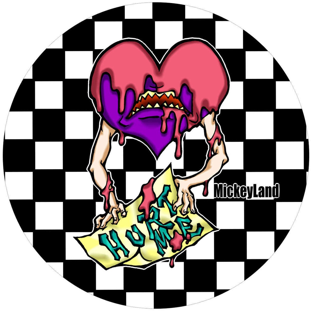 BIG缶バッヂ【HEART MONSTER】