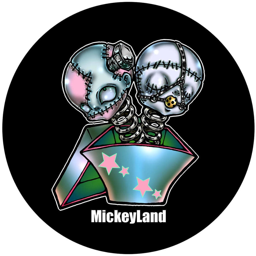 BIG缶バッヂ【TwinHead】