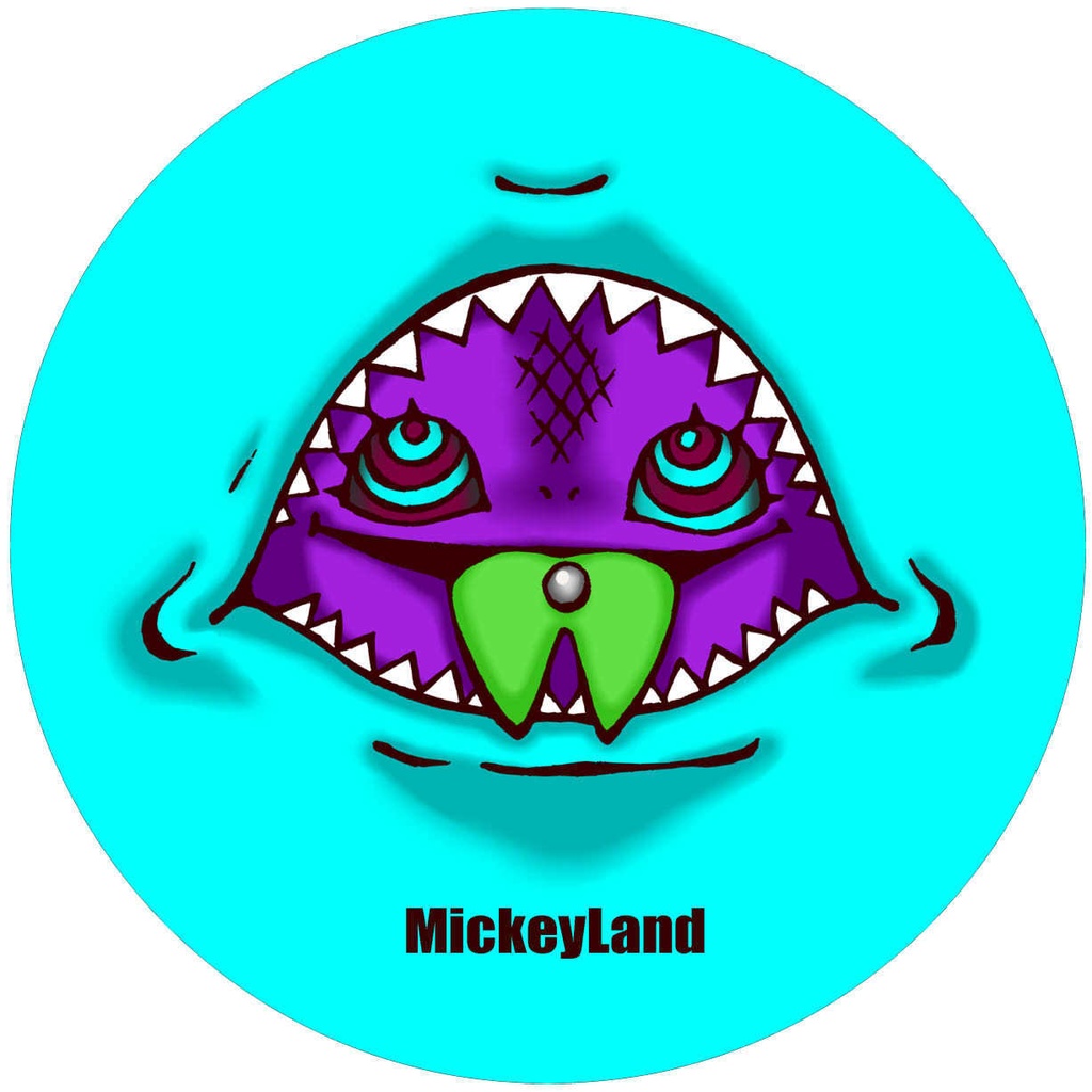 BIG缶バッヂ【スプリットタン】