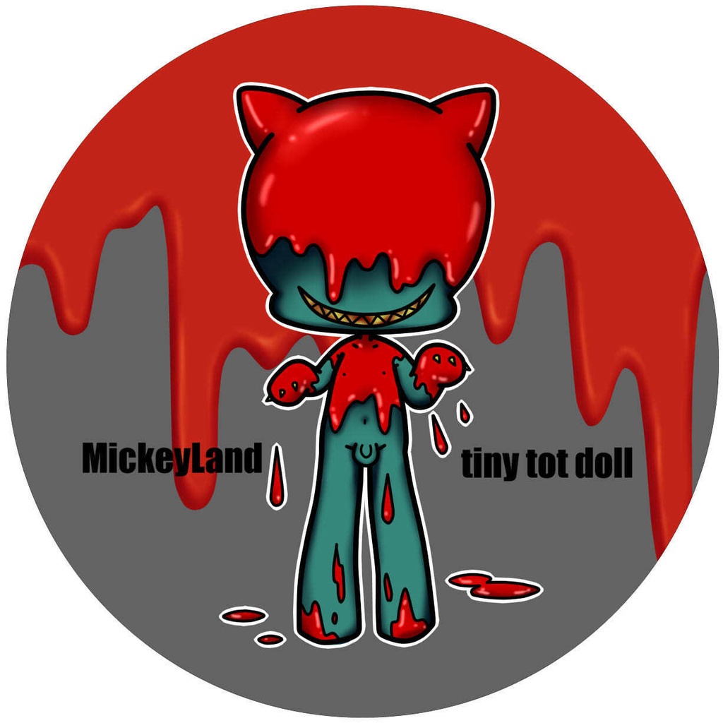 BIG缶バッヂ【tiny tot doll】