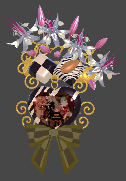 カカオの髪飾り