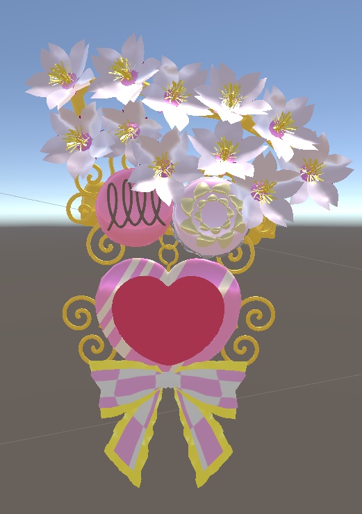 カカオの髪飾り