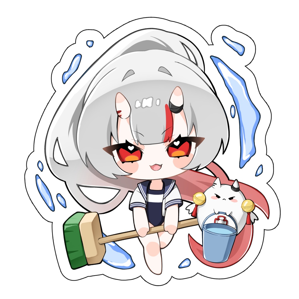 C106【非公式】百鬼あやめアクリルキーホルダー