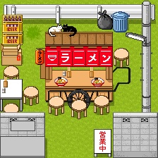 屋台【pictSQUARE用店舗外観】無料配布