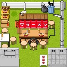 屋台【pictSQUARE用店舗外観】無料配布