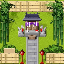神社【pictSQUARE用店舗外観】無料配布