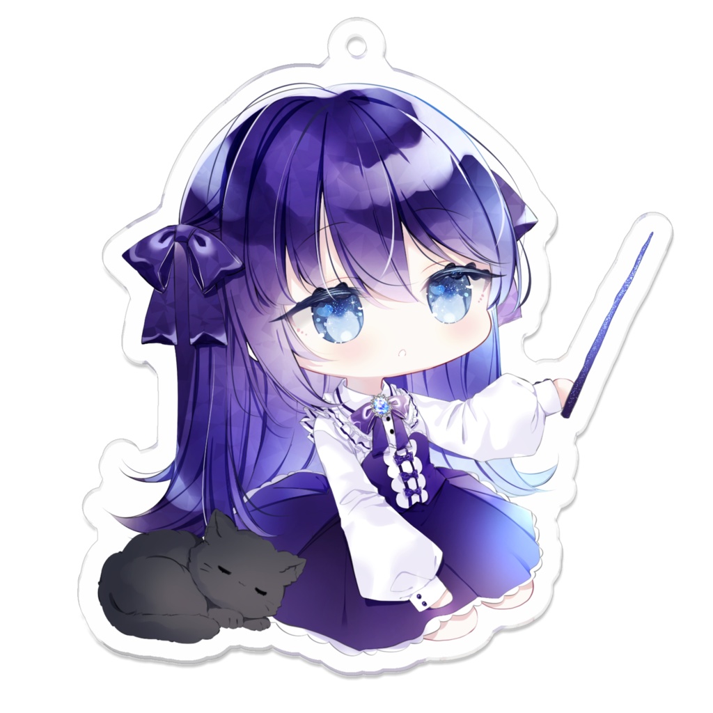 夜灯ルナ┊︎アクリルキーホルダー