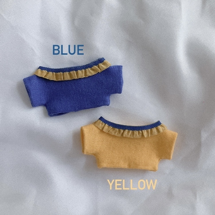 バイカラーフリルトレーナー