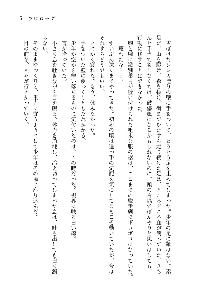 あの日見た雪空を、もう一度きみと