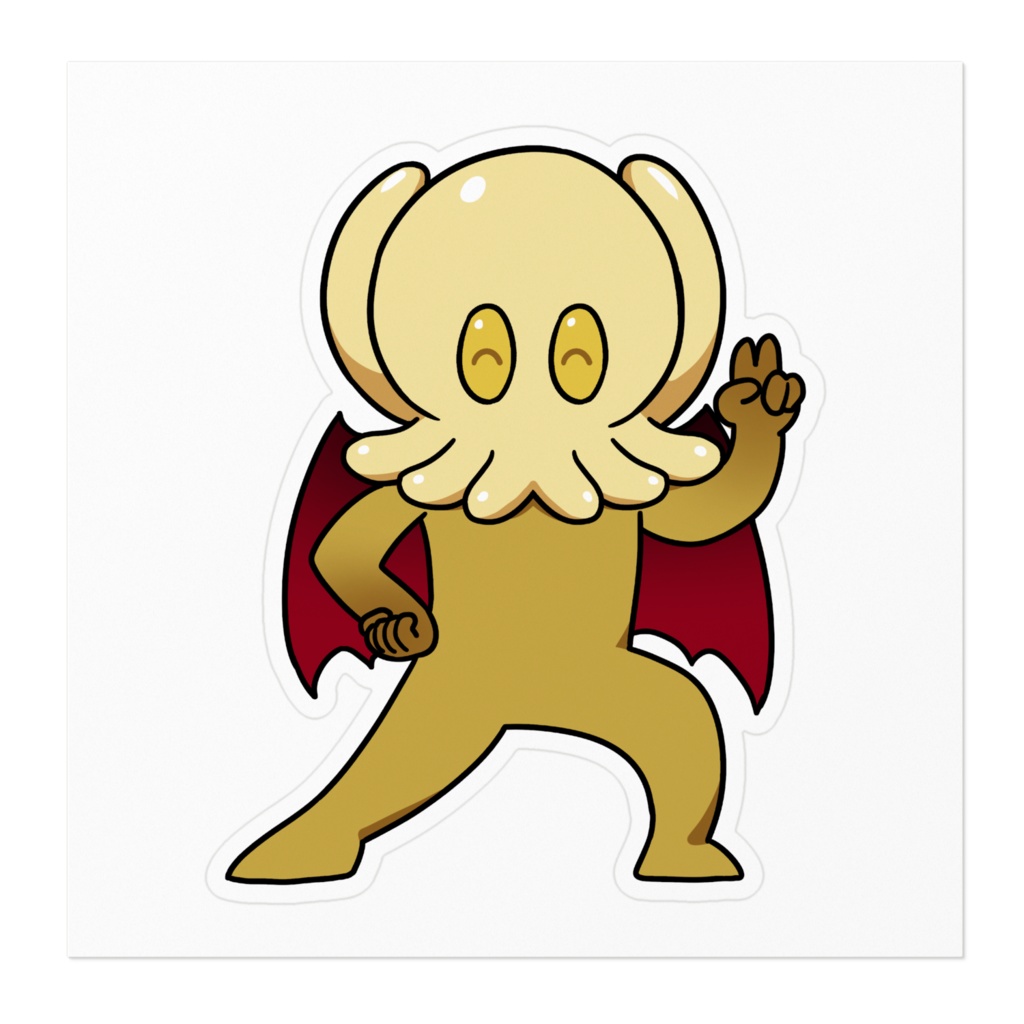 ステッカー・OLとアザトース【くたにん】