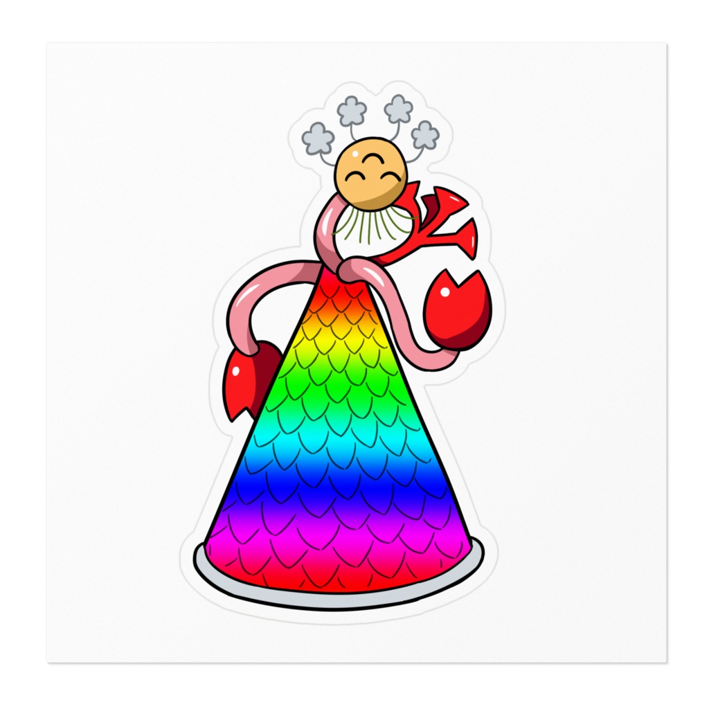 OLとアザトース【イスの偉大なる種族】ステッカー