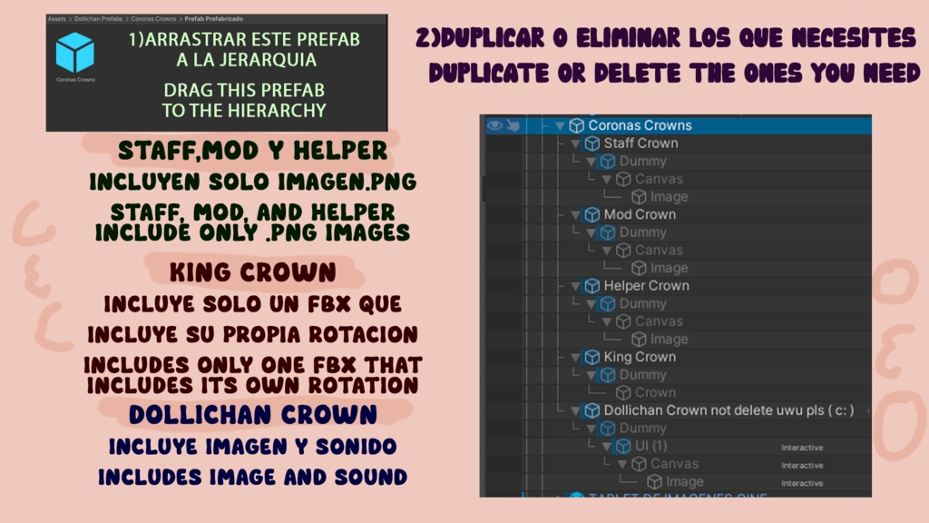 Free Crown - Coronas Gratis VRCHAT PREFAB