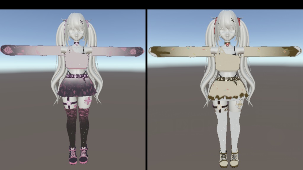 set clothe style:gothic, cute, etc... (maya)