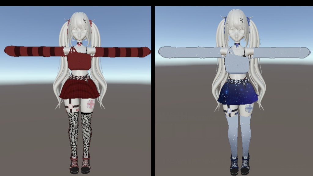 set clothe style:gothic, cute, etc... (maya)