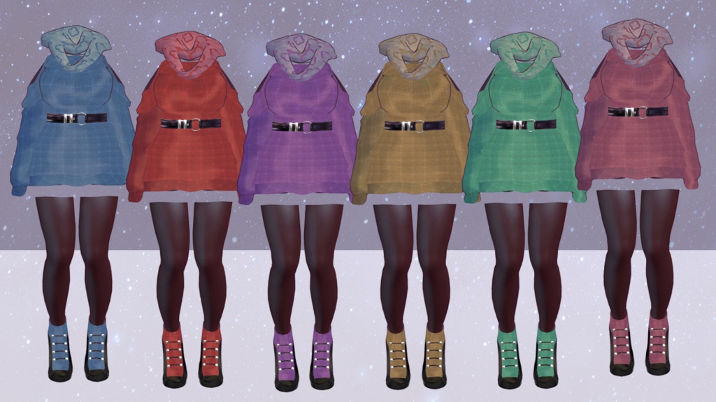 clothe elegant ( Rindo, Maya, Selestia, Kokoa)