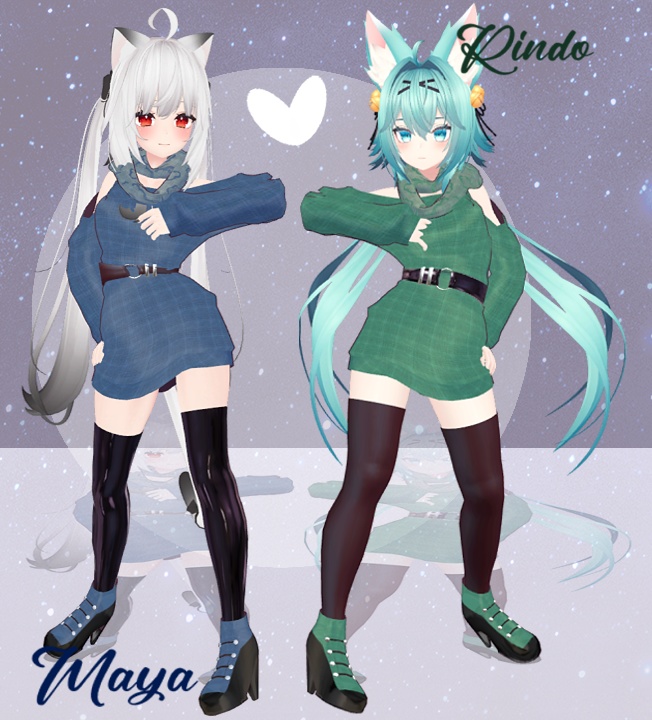 clothe elegant ( Rindo, Maya, Selestia, Kokoa)