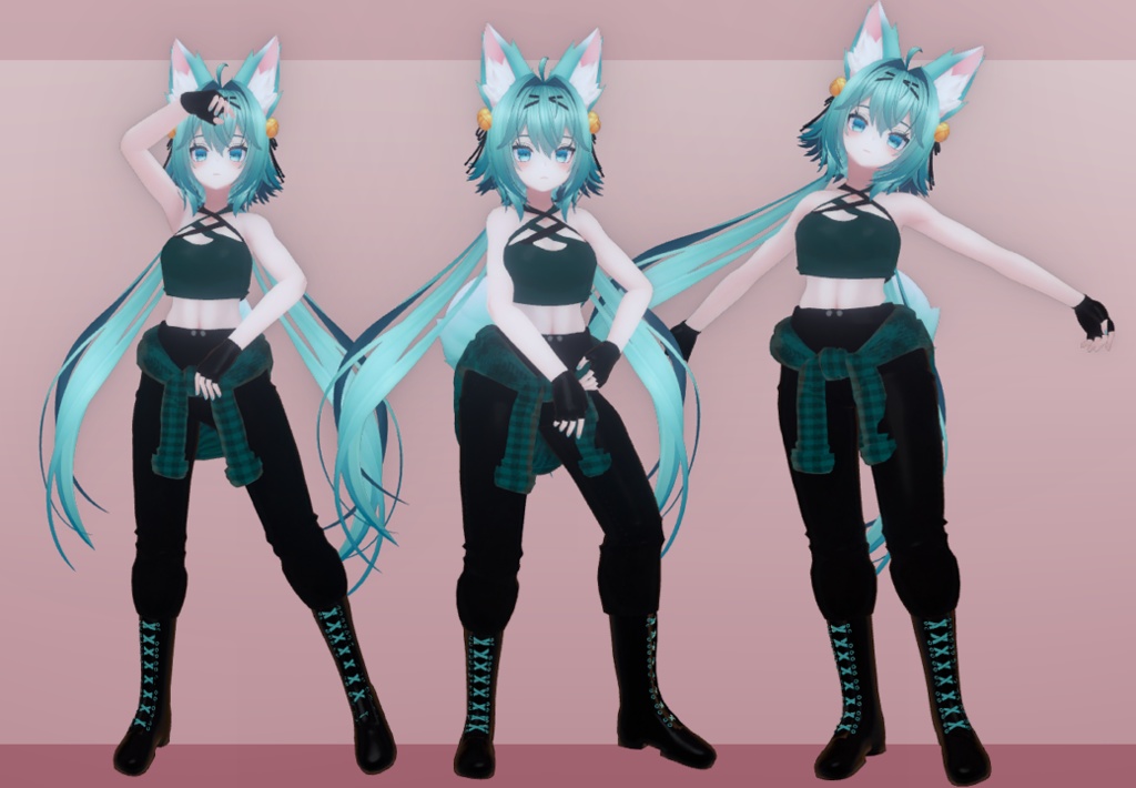 clothe gothic (maya, Rindo, Kokoa and Selestia )