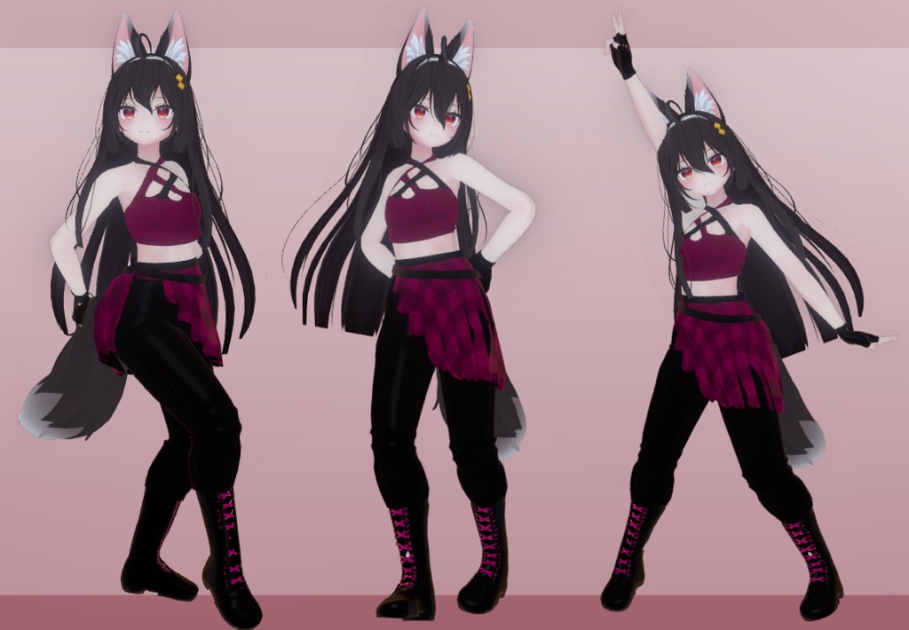 clothe gothic (maya, Rindo, Kokoa and Selestia )