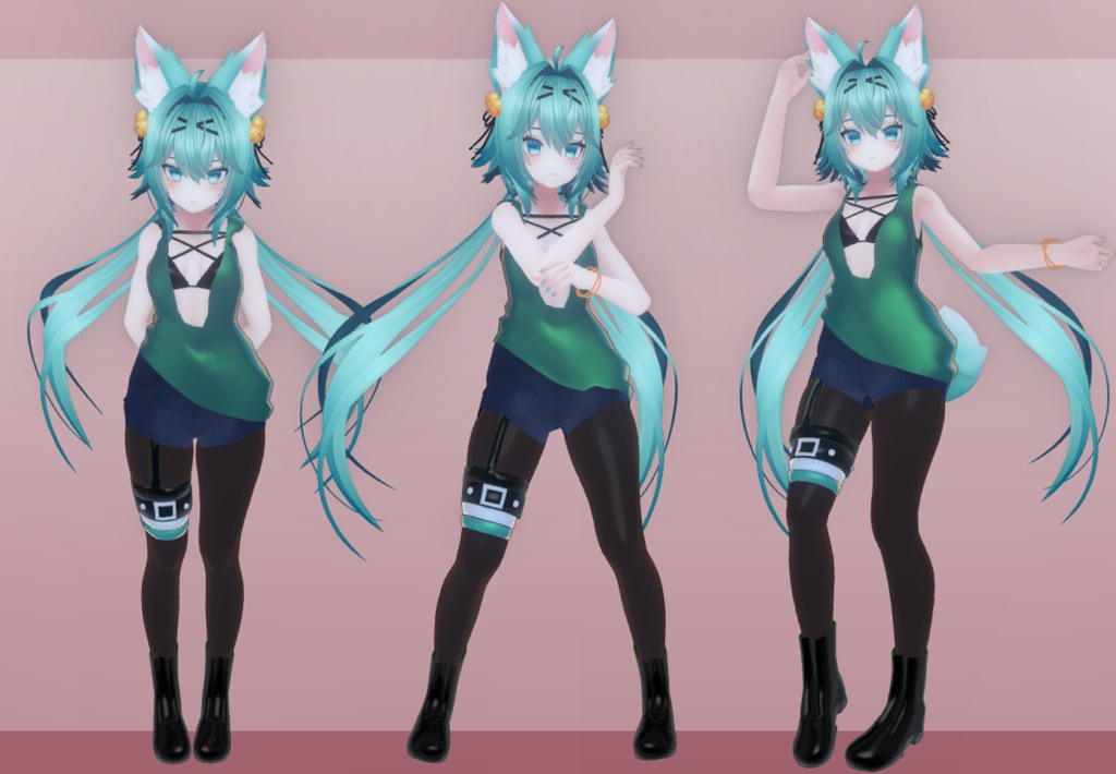 CLOTHES PUNK (RINDO, KOKOA, MAYA AND SELESTIA)