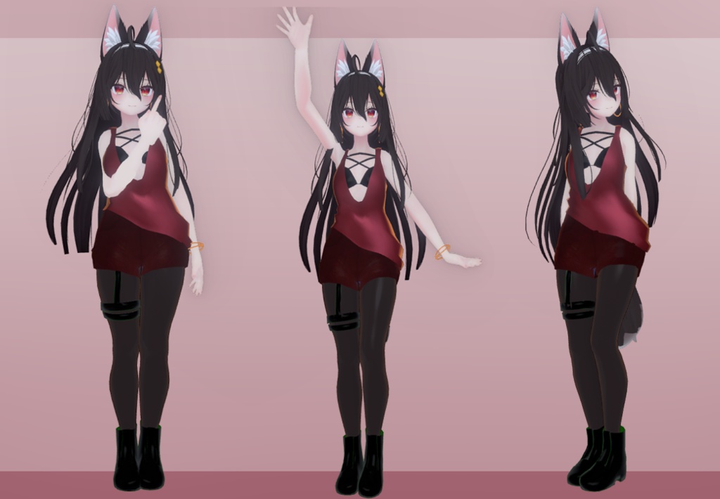 CLOTHES PUNK (RINDO, KOKOA, MAYA AND SELESTIA)