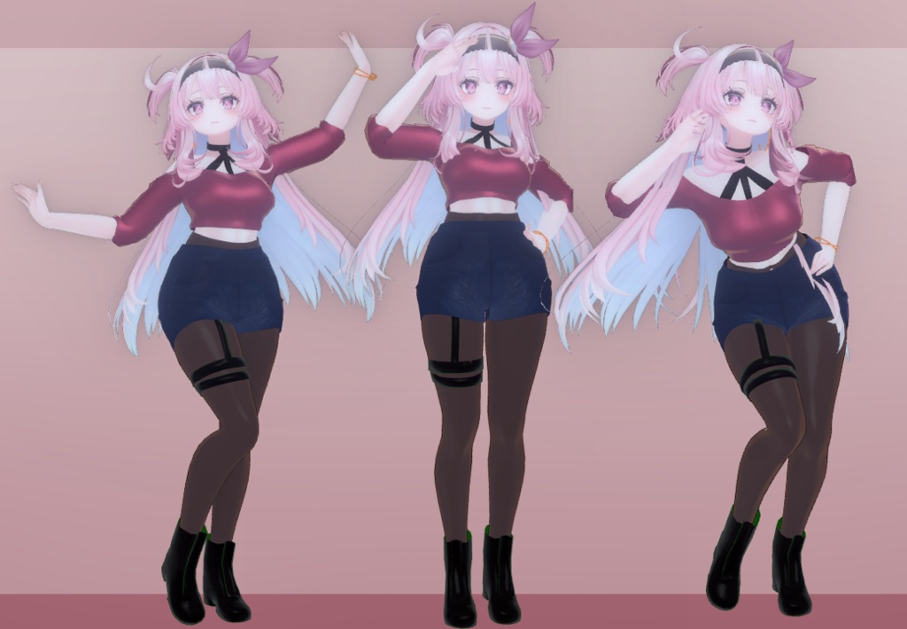 CLOTHES PUNK (RINDO, KOKOA, MAYA AND SELESTIA)