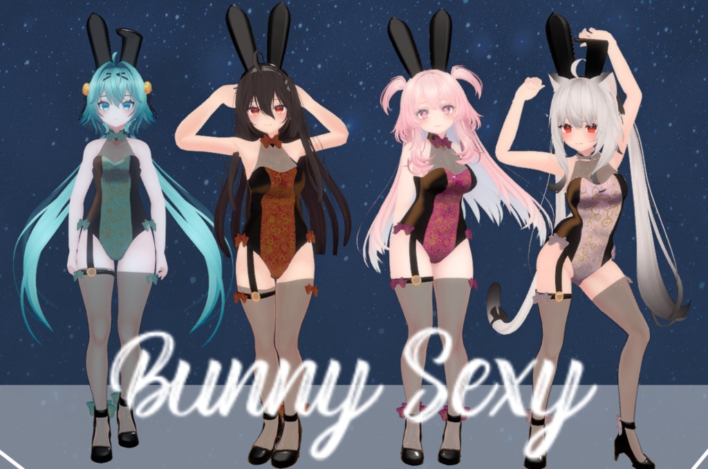 Bunny Sexy ( RINDO, MAYA, KOKOA AND SELESTIA)