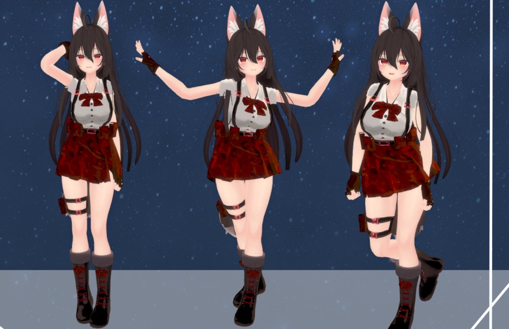 School militar (RINDO, MAYA, KOKOA AND SELESTIA)